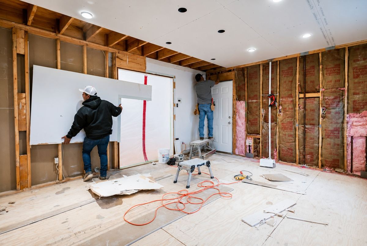 Drywall Repair & Replacement